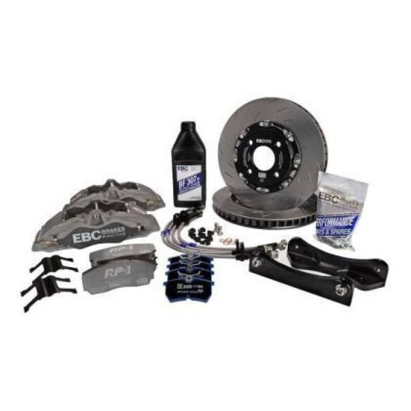EBC Racing Volkswagen UP GTI Anodized Apollo-4 Calipers 330mm Rotors Front Big Brake Kit - My Store