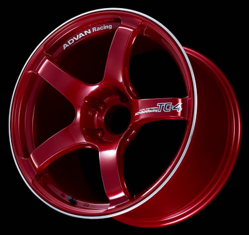Advan TC4 18x9.5 +38 5 - 120 Racing Candy Red Wheel *Min Order Qty of 20* - My Store
