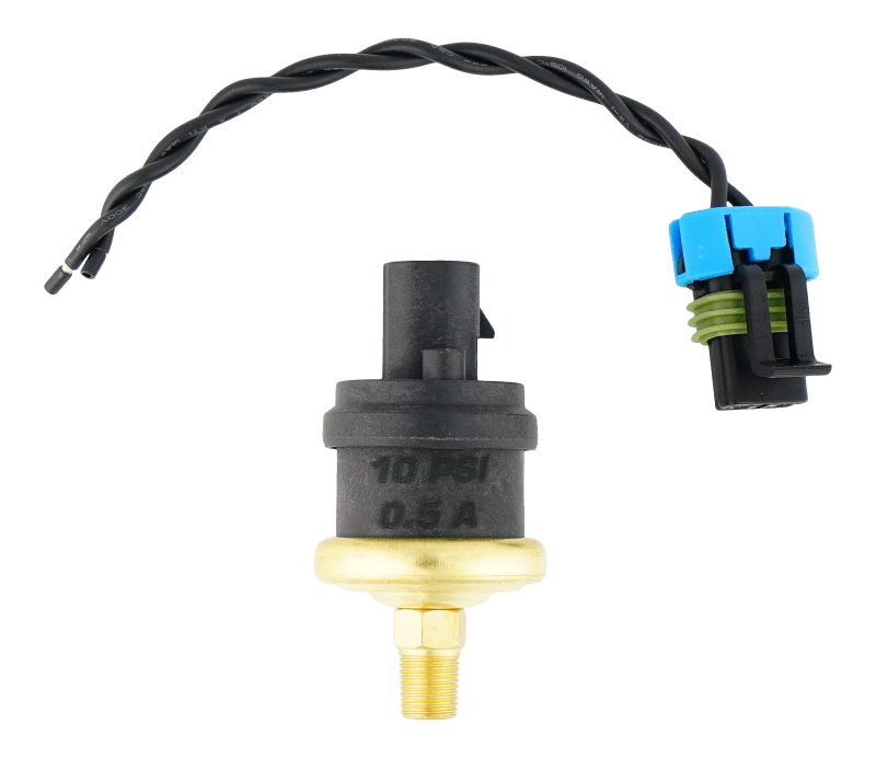 DeatschWerks 10psi 1/8th NPT Adjustable (8 - 12PSI) Hobbs Switch with Pigtail (0.5A) - My Store