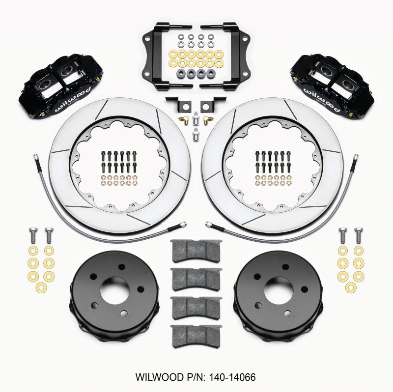Wilwood Narrow Superlite 4R Rear Kit 14.00in 2007 - up Jeep JK w/Lines - My Store
