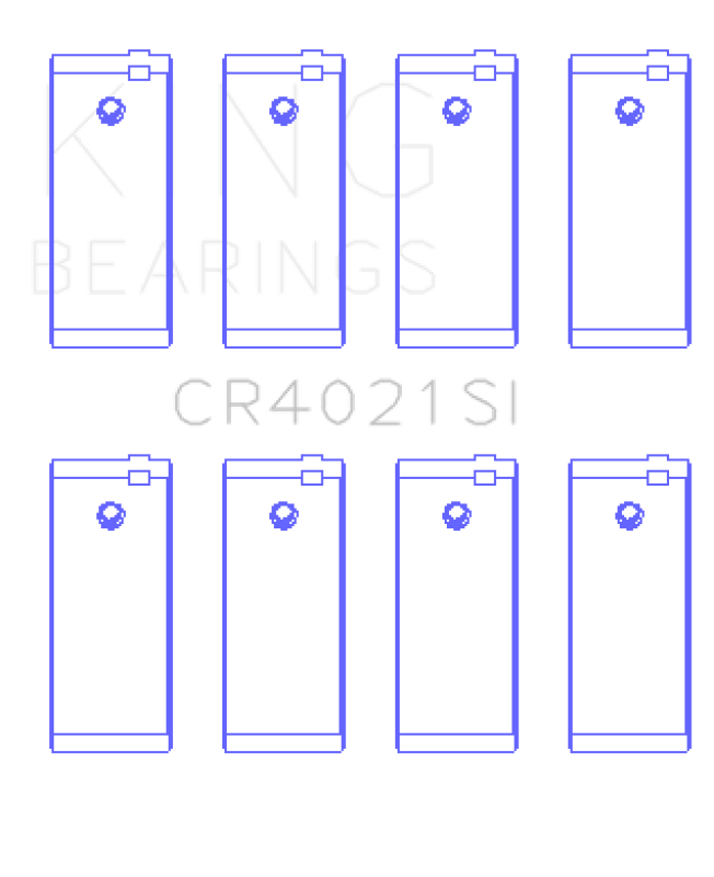 King Engine Bearings Escort 1.9 1987/89 (Size +0.25mm) Connecting Rod Bearing Set - My Store