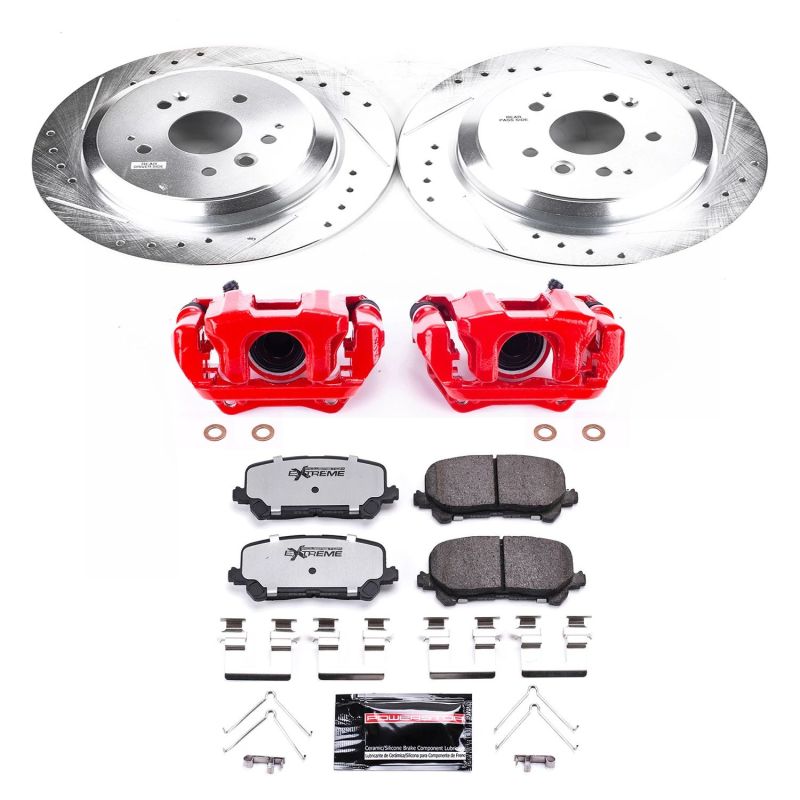 Power Stop 14 - 16 Acura MDX Rear Z36 Truck & Tow Brake Kit w/Calipers - My Store