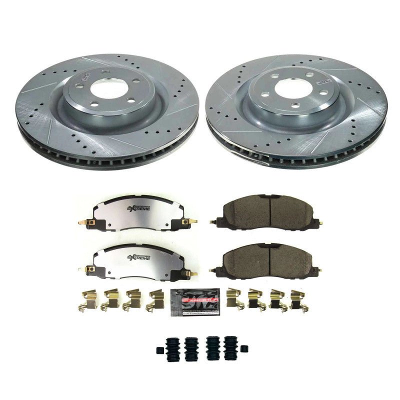 Power Stop 20 - 22 Lincoln Aviator Front Z36 Truck & Tow Brake Kit - My Store