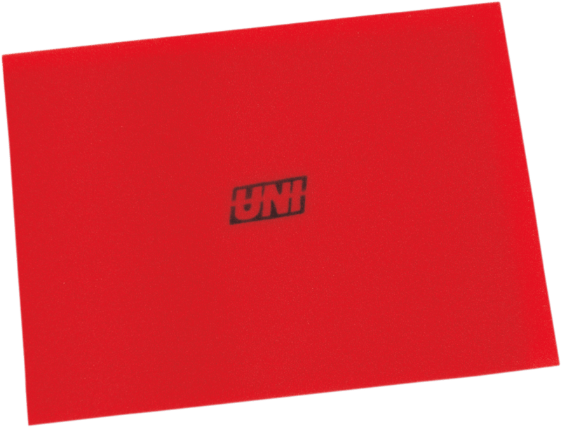 Uni FIlter Red 12in x 16in x 3/8in 40 PPI Foam Sheets - My Store