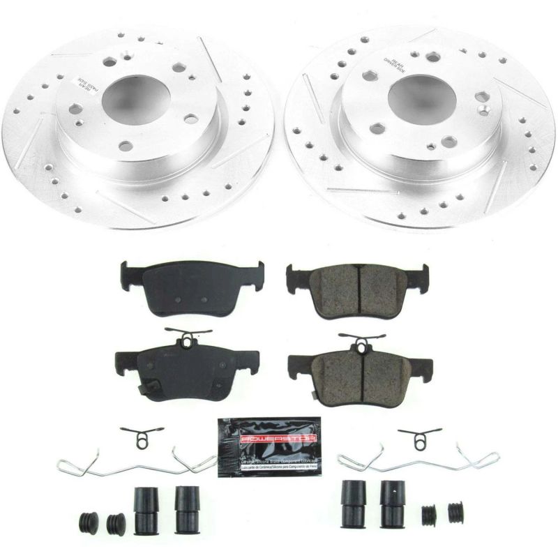 Power Stop 2019 Honda Insight Rear Z23 Evolution Sport Brake Kit - My Store
