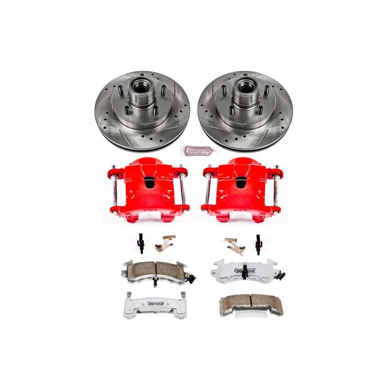 Power Stop 82 - 87 Buick Regal Front Z26 Street Warrior Brake Kit w/Calipers - My Store