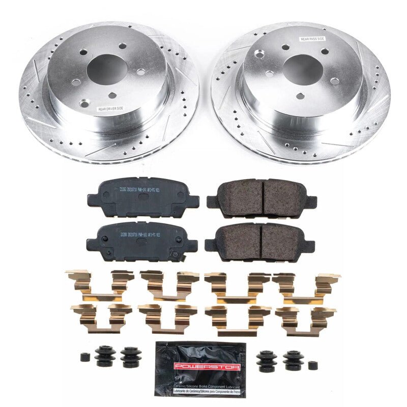 Power Stop 2009 Infiniti FX35 Rear Z26 Street Brake Kit - My Store