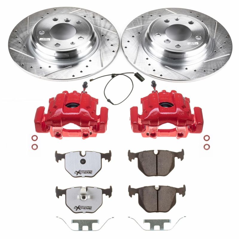 Power Stop 1995 BMW 740i Rear Z26 Street Warrior Brake Kit w/Calipers - My Store