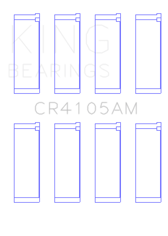 King Engine Bearings Mazda FS - DE L4/FP L4/FS L4 DOHC 16 Valve Rod Bearing Set - Size STD - My Store