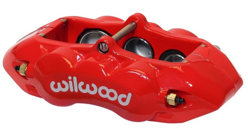 Wilwood Caliper - D8 - 6 L/H Front Red 1.88/1.38/1.25in Pistons 1.25in Disc - My Store