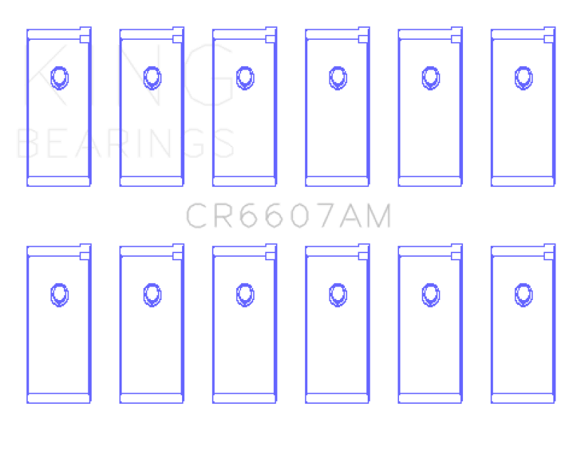 King Engine Bearings Datsun L28 Connecting Rod Bearing Set - Size STD - My Store