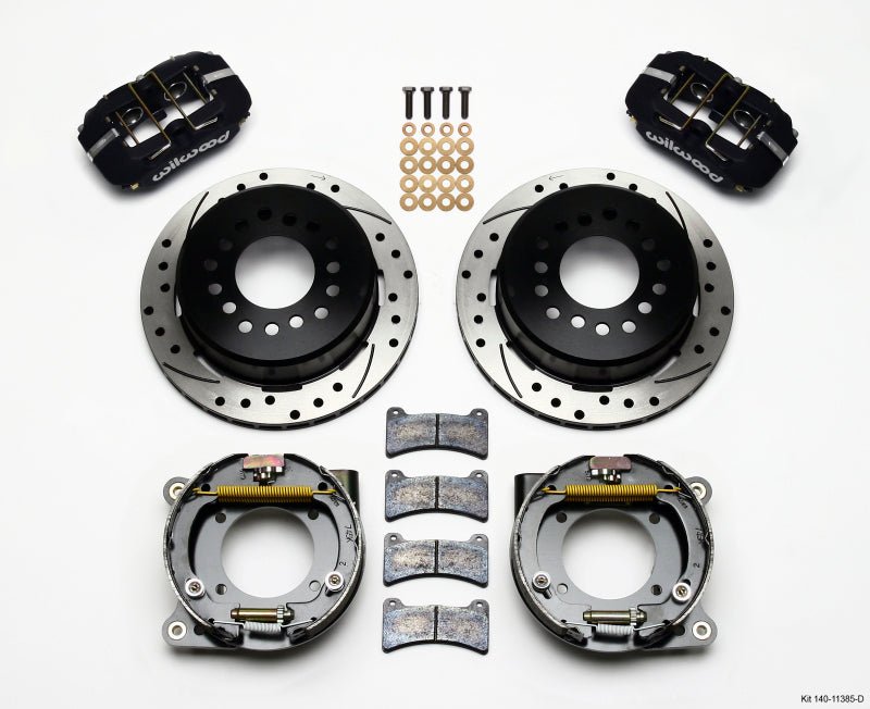 Wilwood Dynapro Low - Profile 11.00in P - Brake Kit Drilled Chevy C - 10 2.42 Offset 5 - lug - My Store