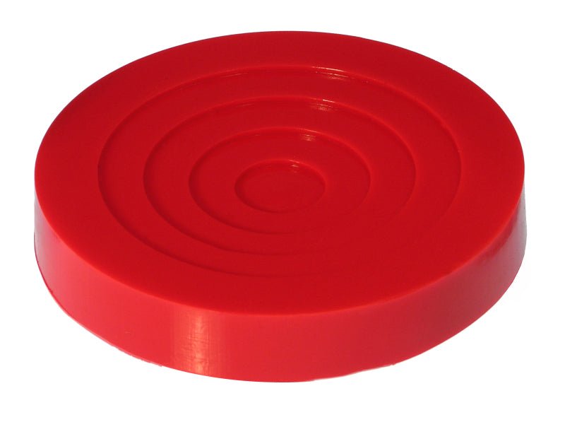 Prothane Universal Jack Pad 5in Diameter Model - Red - My Store