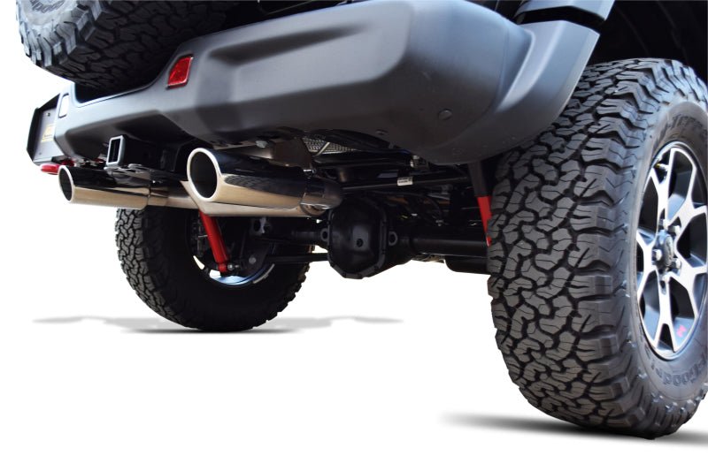 Gibson 18 - 22 Jeep Wrangler JL Sport 3.6L 2.5in Cat - Back Dual Split Exhaust - Stainless - My Store