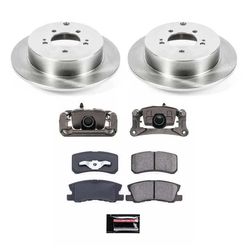 Power Stop 09 - 15 Mitsubishi Lancer Rear Autospecialty Kit w/Calipers - My Store