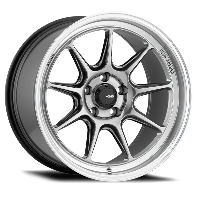 Konig Countergram 17x8 5x114.3 ET38 Hyper Chrome / Machined Lip - My Store