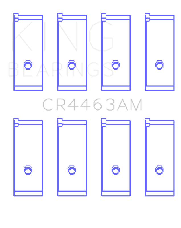 King Engine Bearings Honda Civic 1438Cc (Size +0.25mm) Connecting Rod Bearing Set - My Store