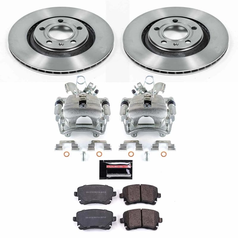 Power Stop 04 - 09 Audi S4 Rear Autospecialty Brake Kit w/Calipers - My Store