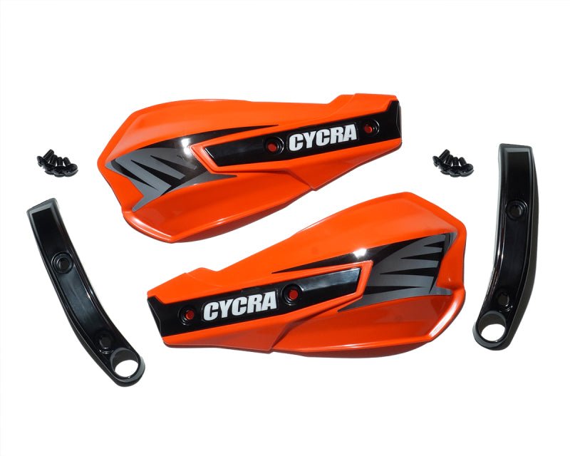 Cycra Vortex Replacement Hand Shields w/Abrasion Guards - Orange - My Store