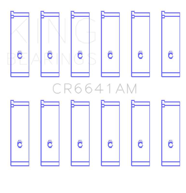 King Engine Bearings Toyota 3Vze (Size +0.75mm) Connecting Rod Bearing Set - My Store