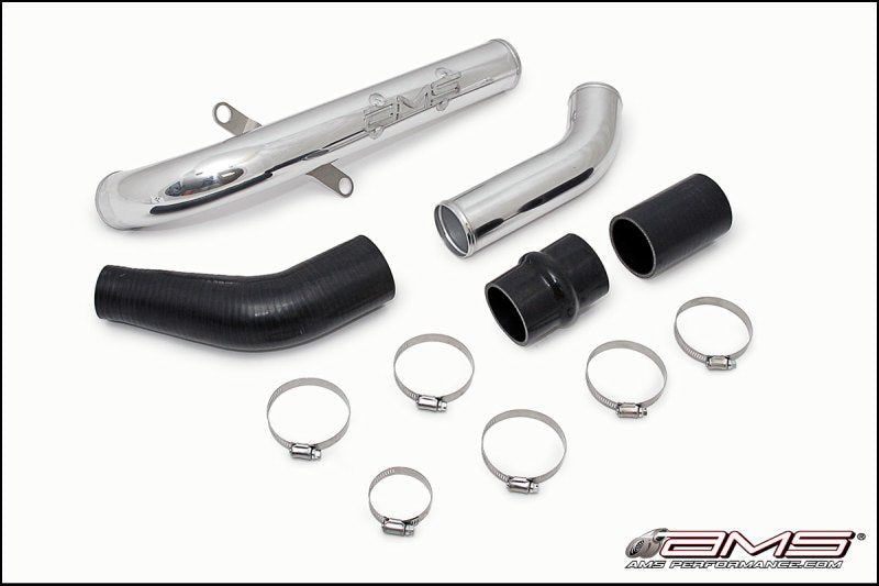 AMS Performance 08 - 15 Mitsubishi EVO X Upper I/C Pipe - Black Powder Coat - My Store
