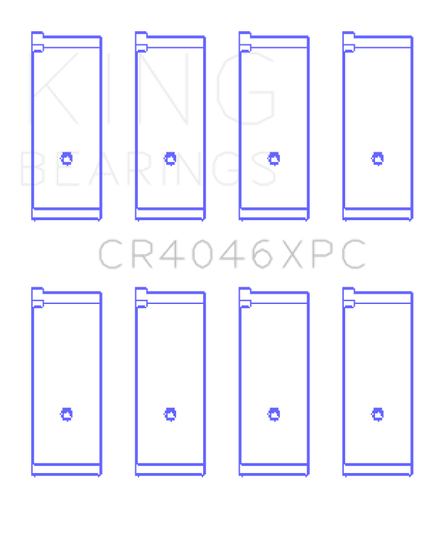 King Engine Bearings Honda B20B4/B20Z2/D16 Series/Zc/16V (Size +.026mm) Connecting Rod Bearing Set - My Store