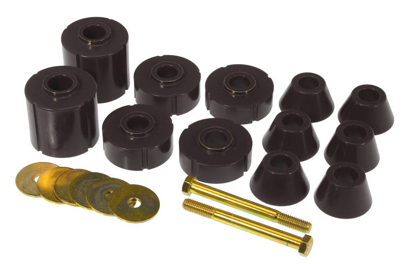 Prothane 73 - 80 GM Body Mount 12 Bushing Kit - Black - My Store