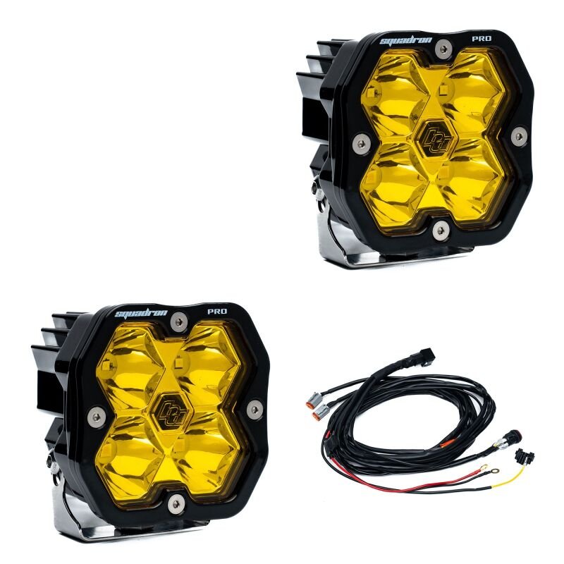 Baja Designs Squadron 2.0 Pro LED Spot (Pair) - Baja Amber - My Store