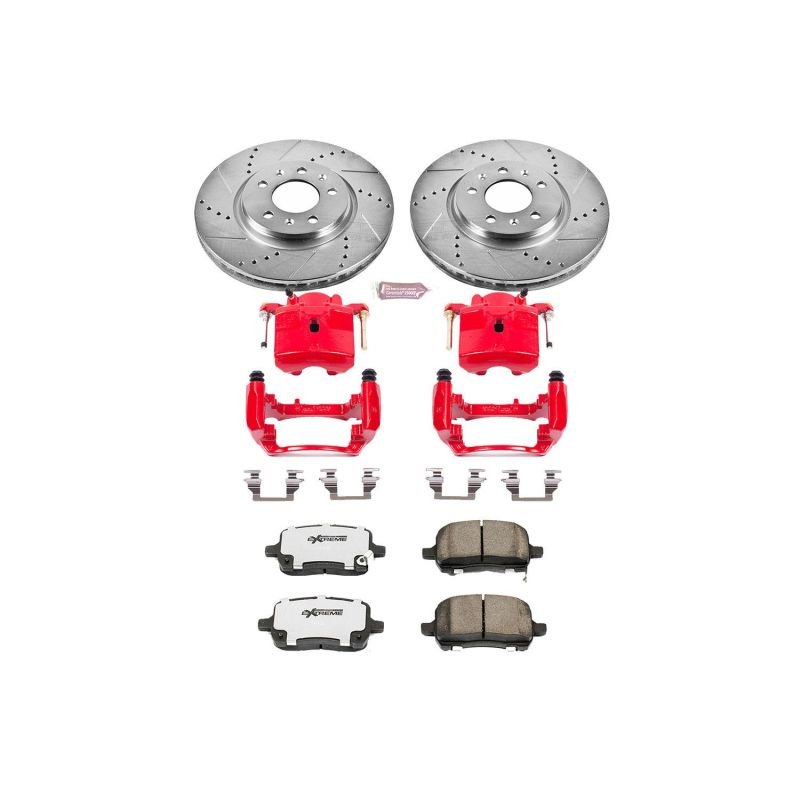Power Stop 06 - 09 Pontiac Solstice Front Z26 Street Warrior Brake Kit w/Calipers - My Store
