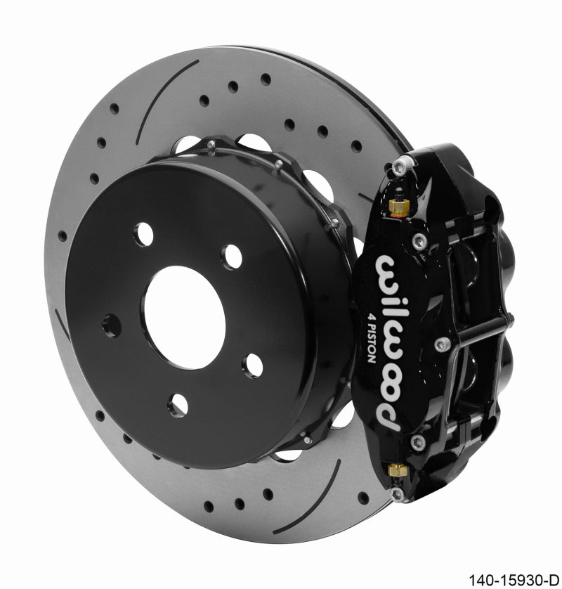 Wilwood Superlite 4R Rear Brake Kit 14.00 Black 2018 - Up Jeep JL SRP w/Lines - My Store