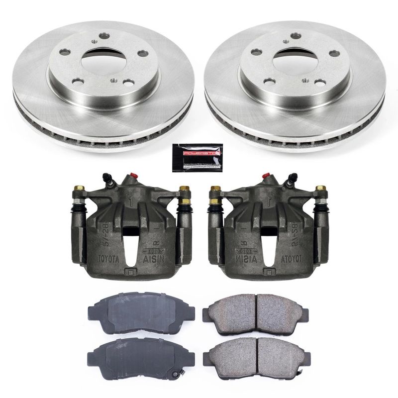 Power Stop 92 - 01 Toyota Camry Front Autospecialty Brake Kit w/Calipers - My Store