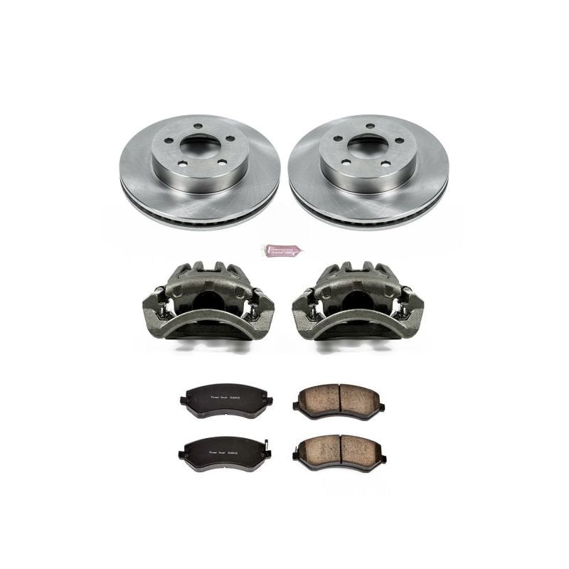 Power Stop 02 - 07 Jeep Liberty Front Autospecialty Brake Kit w/Calipers - My Store