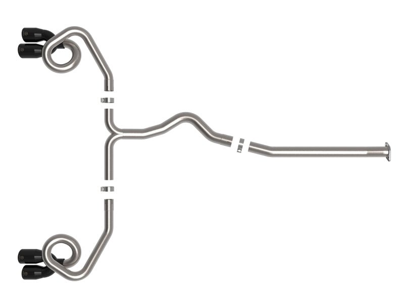 aFe POWER Takeda 3in to 2 - 1/2in 304 SS Cat - Back Exhaust w/ Black Tips 22 - 23 Subaru WRX H4 - 2.4L (t) - My Store