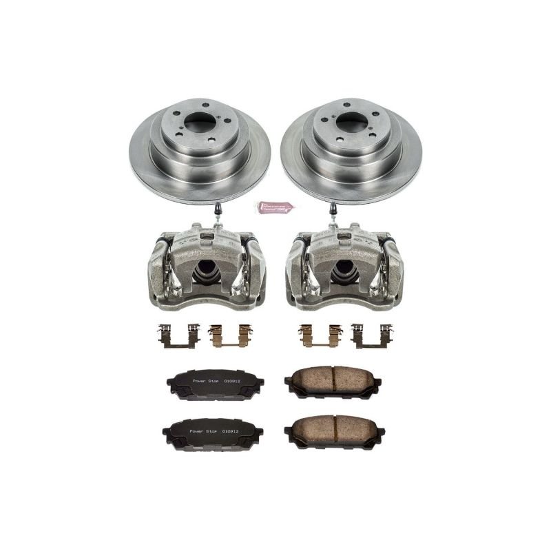 Power Stop 05 - 06 Saab 9 - 2X Rear Autospecialty Brake Kit w/Calipers - My Store