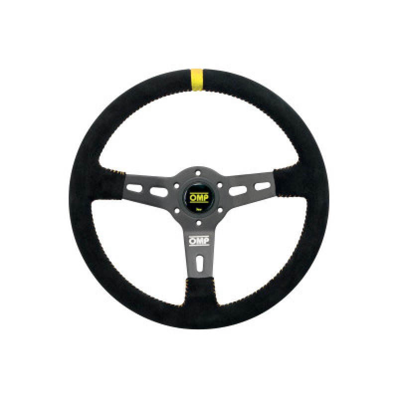 OMP RS Steering Wheel Black/Yellow D 350 - My Store