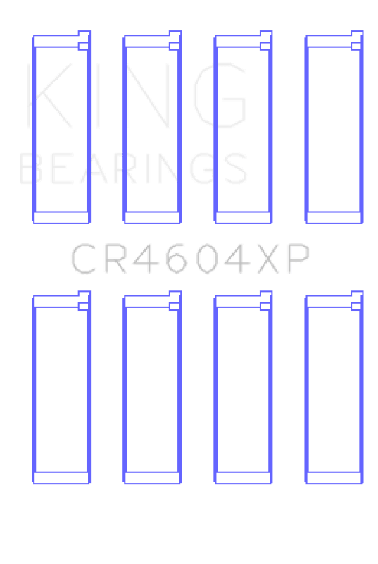 King 07 - 09 Mazdaspeed 3 L3 - VDT MZR DISI (t) Duratec High Performance Rod Bearing Set - Size +.025mm - My Store