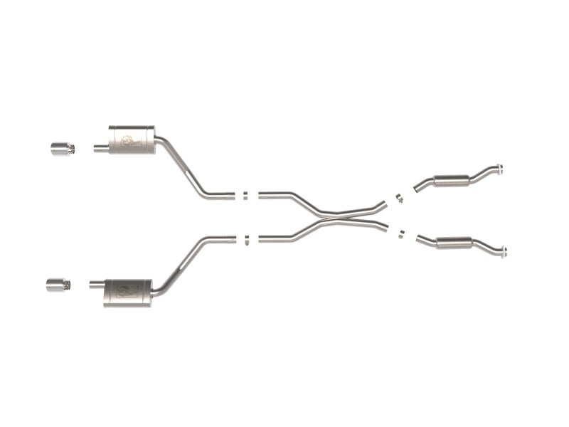 aFe 11 - 21 Dodge Durango V6 - 3.6L/V8 - 5.7L MACH Force - Xp 304 SS Cat - Back Exhaust System w/ Polished Tip - My Store