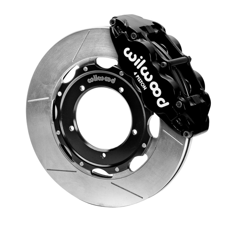 Wilwood 69 - 89 Porsche 911 Front Superlite Brake Kit 3.5in MT Slotted Face - Black - My Store