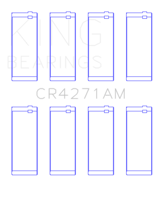 King Engine Bearings 1/95 - 12/09 Chrysler/ 1/02 - 12/06 Jeep 148CI 2.4L L4 (Size STD) Rod Bearing Set - My Store