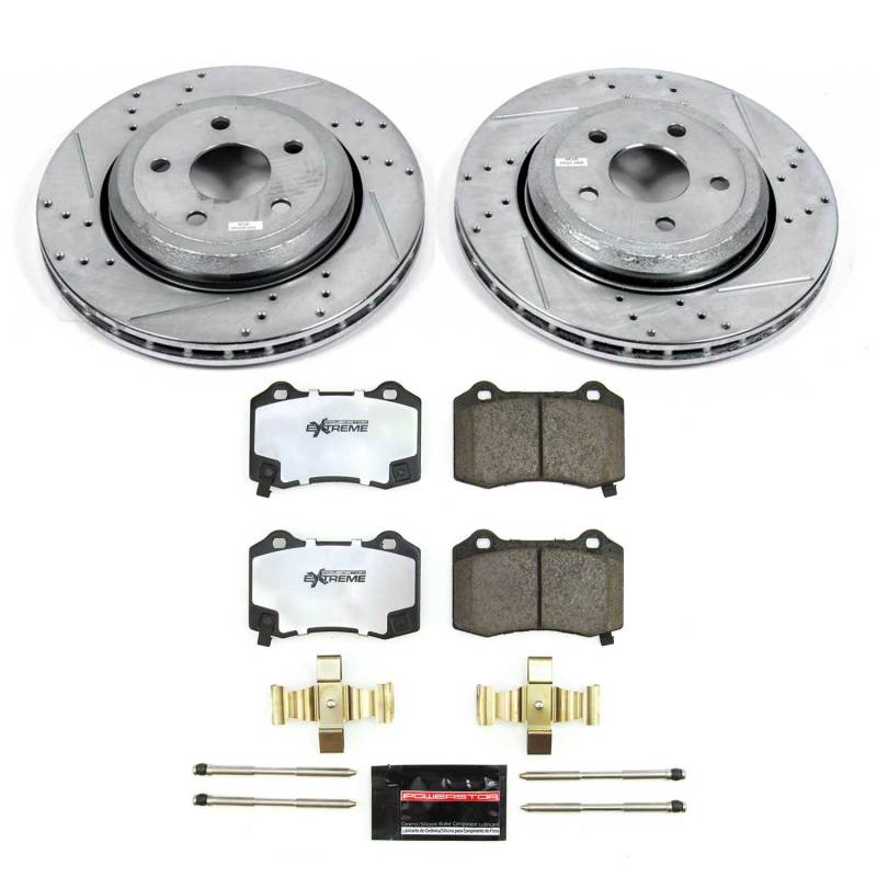 Power Stop 18 - 21 Jeep Grand Cherokee Rear Z36 Truck & Tow Brake Kit - My Store