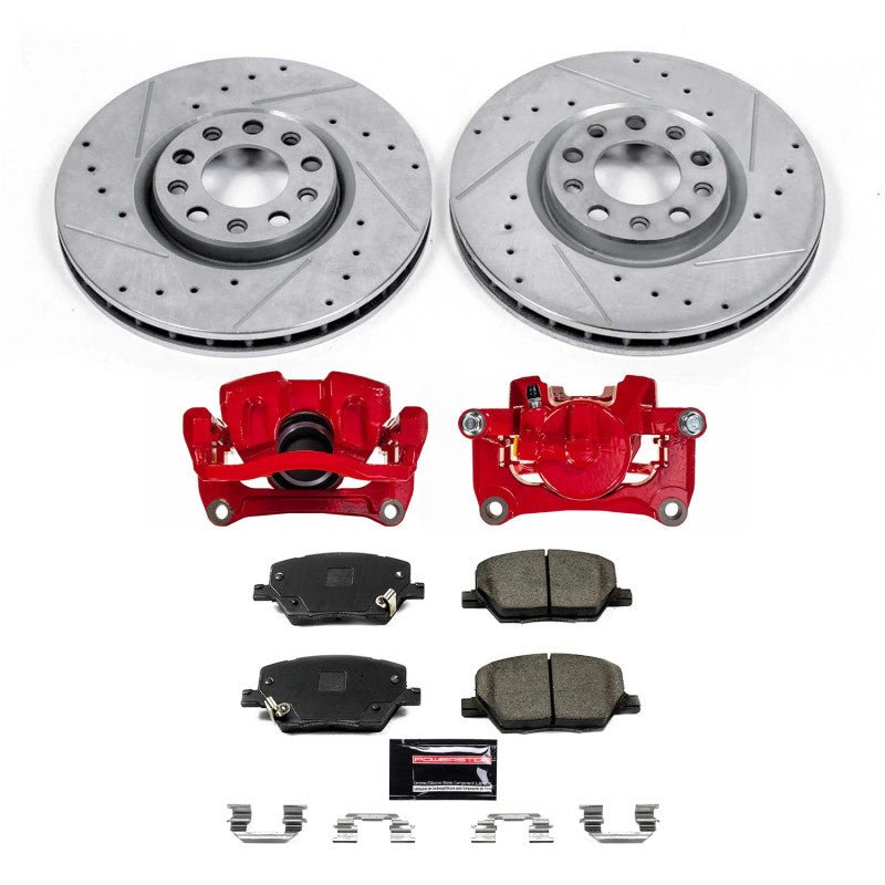 Power Stop 16 - 18 Fiat 500X Front Z23 Evolution Kit w/Calipers - My Store
