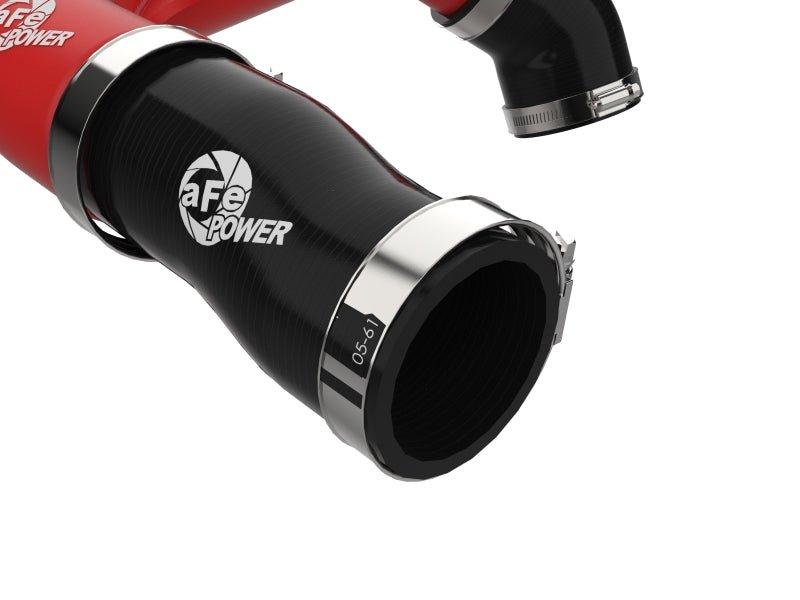 aFe 2024+ Jeep Wrangler JL L4 - 2.0L (t) BladeRunner 2 - 1/2in Aluminum Hot Charge Pipe - Red - My Store