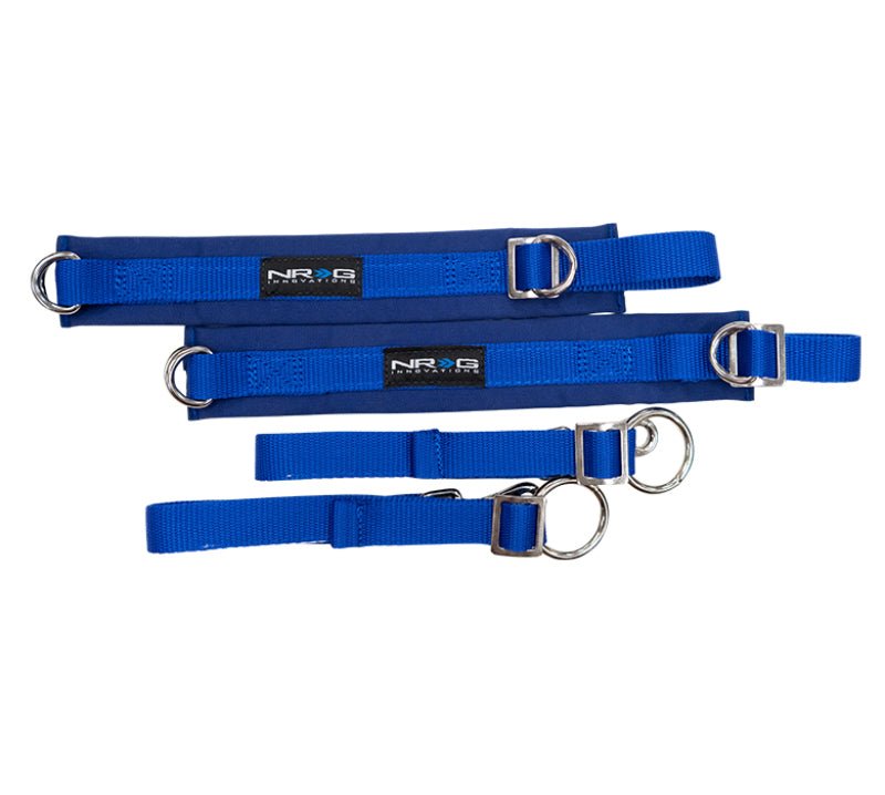 NRG SFI 3.3 Arm Restraints One Pair - Blue - My Store