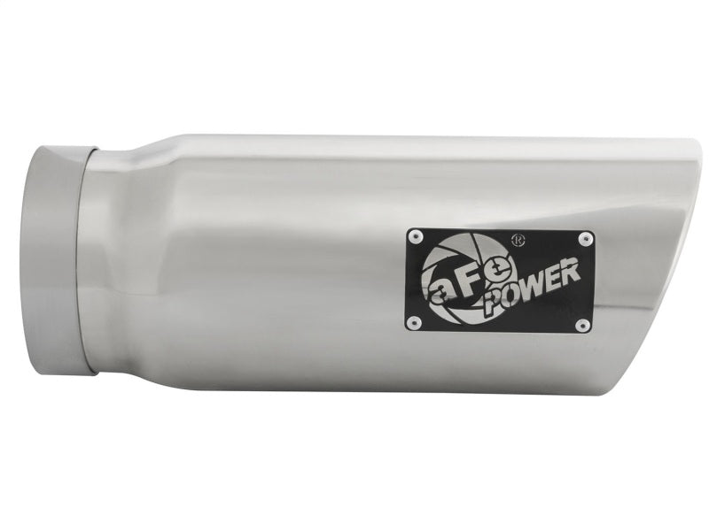aFe MACHForce - Xp 5in Inlet x 6in Outlet x 15in length Polished Exhaust Tip - My Store