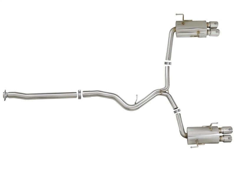 aFe Takeda 3in SS Exhaust Cat - Back 15 - 16 Subaru WRX/STI 2.0L/2.5L Polished Tips - My Store