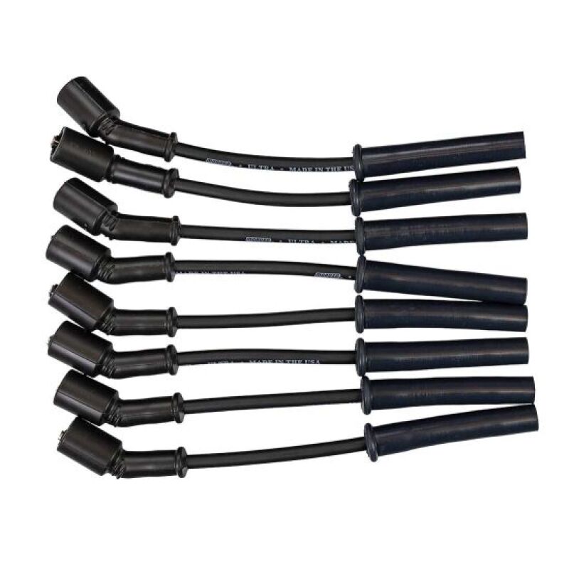 Moroso GM Gen V LT1/LT4 Ultra 350 8mm Multi - Angle Boot Ignition Spark Plug Wire Set - Black - My Store