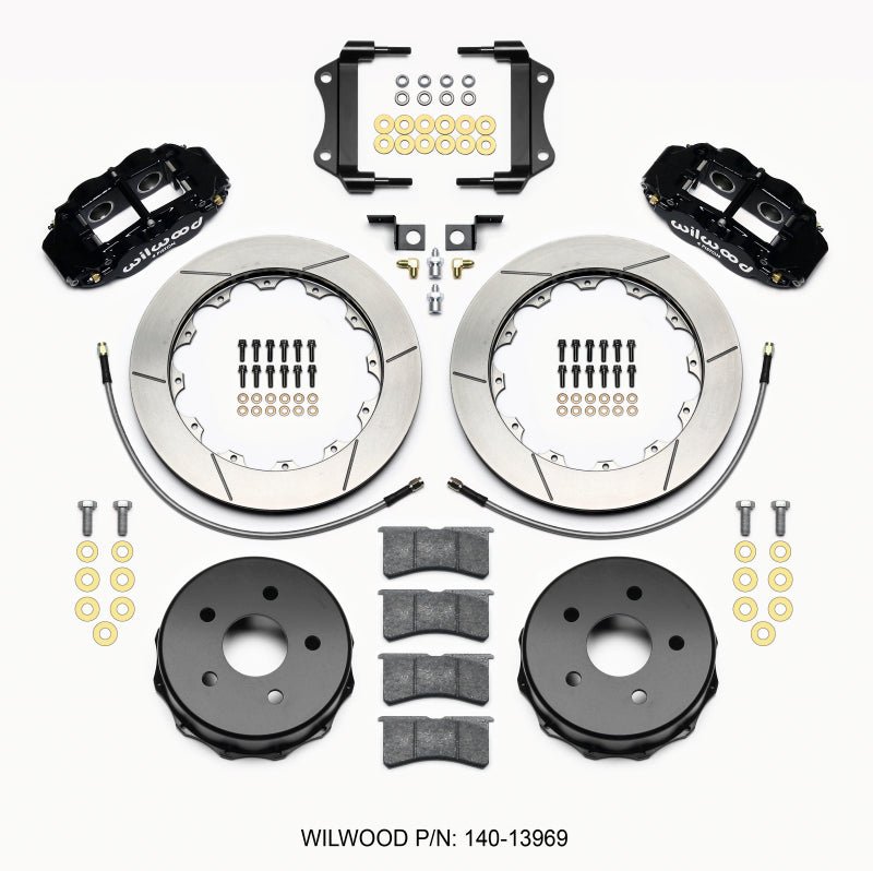 Wilwood Narrow Superlite 4R Rear Kit 12.88in 2007 - up Jeep JK w/Lines - My Store