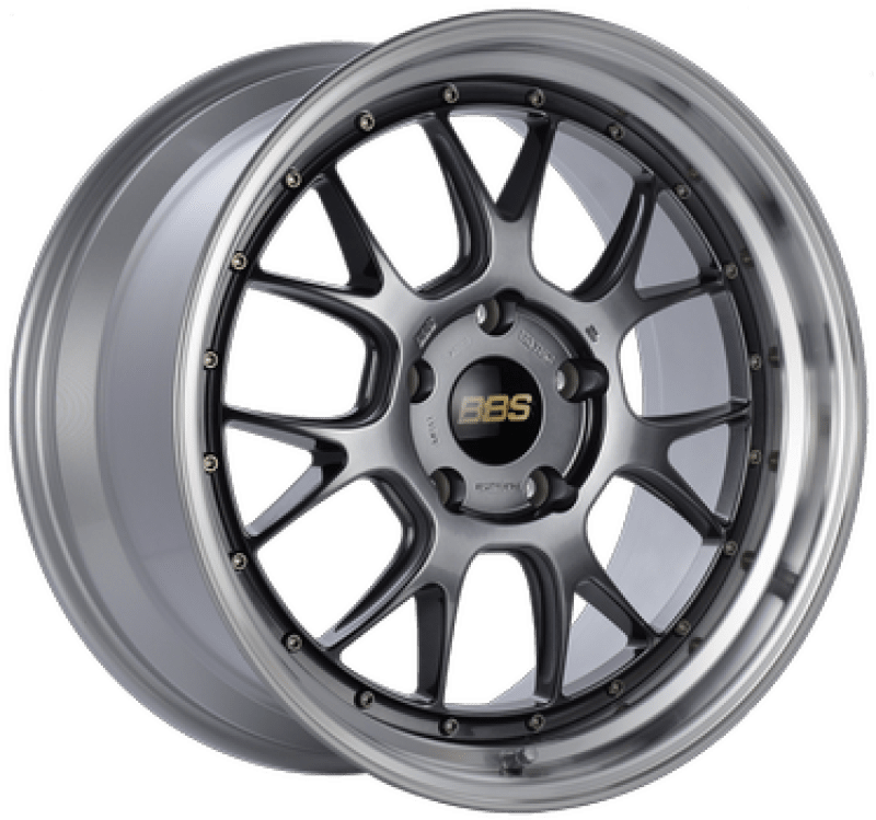 BBS LM - R 19x9.5 5x112 ET38 Diamond Black Center Diamond Cut Lip Wheel - 82mm PFS/Clip Required - My Store