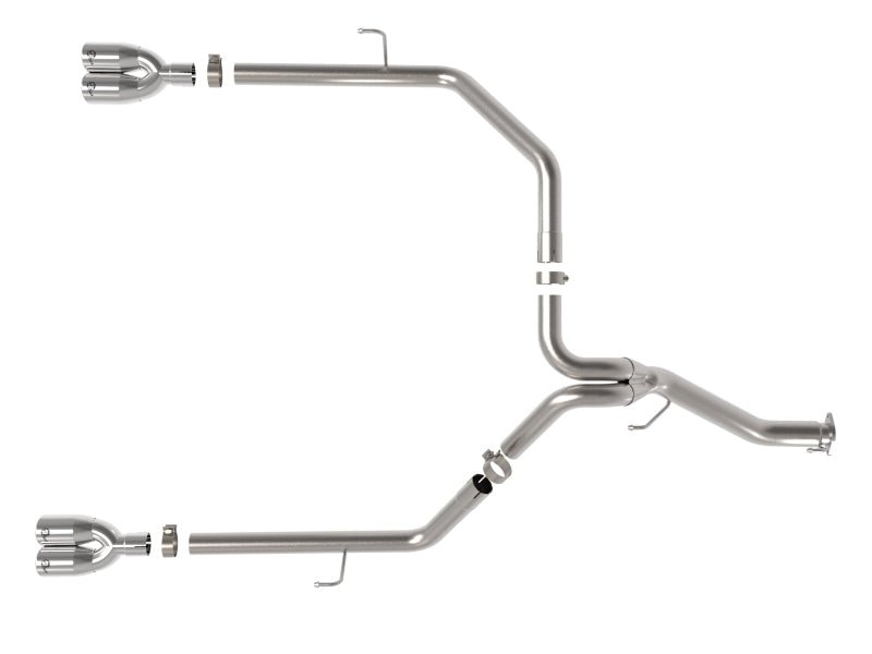 aFe Vulcan Series 3in 304SS Cat - Back 21 Jeep Gladiator V6 - 3.0L (td) - Dual Polished Tip - My Store