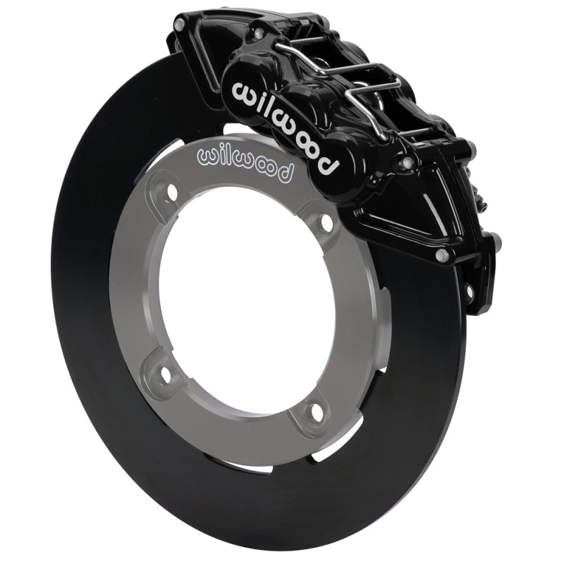 Wilwood 19 - 22 Honda Talon 1000 Black 6 - Piston Front Kit 11.25in - Plain Face Steel Rotors - My Store